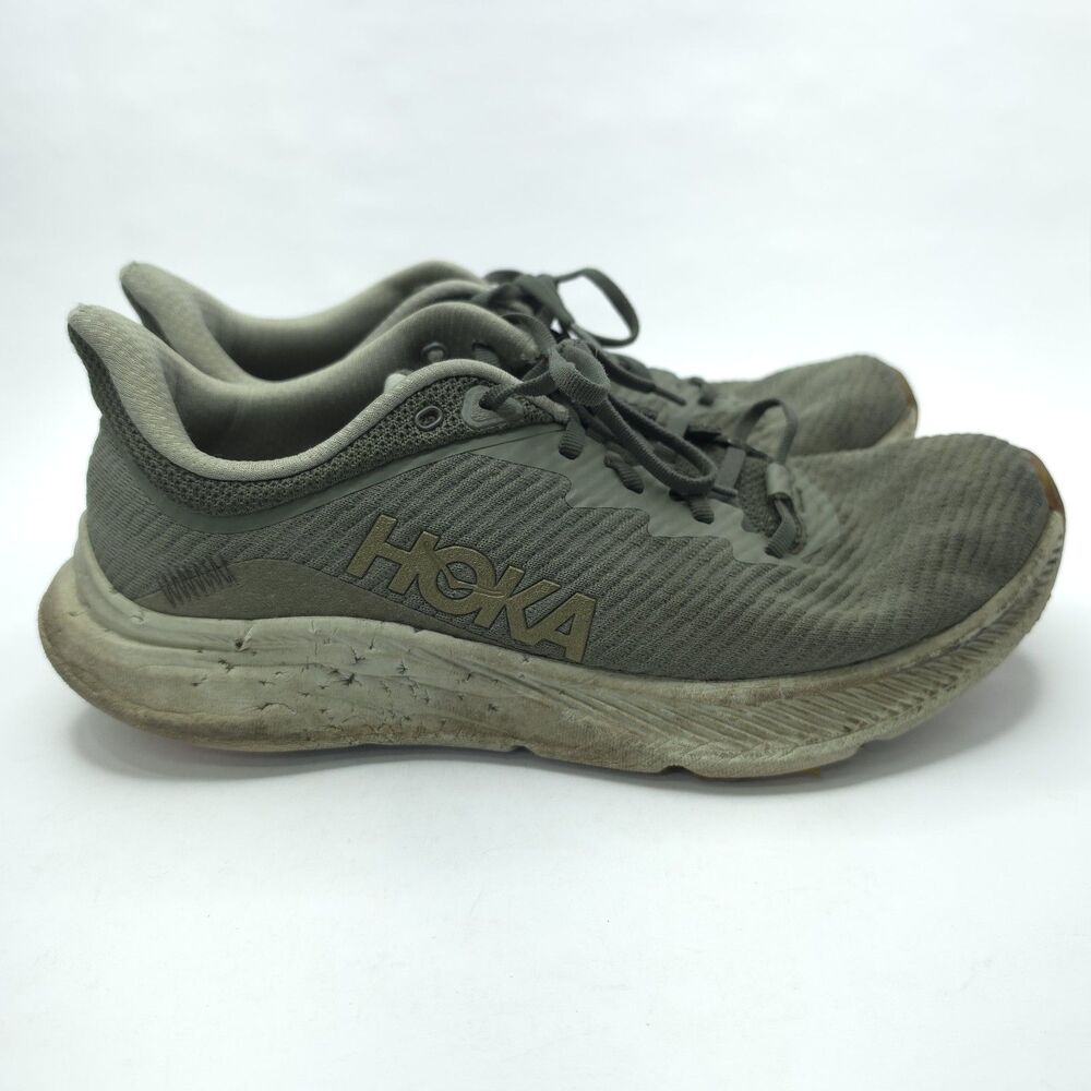 HOKA Solimar Grey Green Men's Running Shoes Size 11D 1123074 Scv